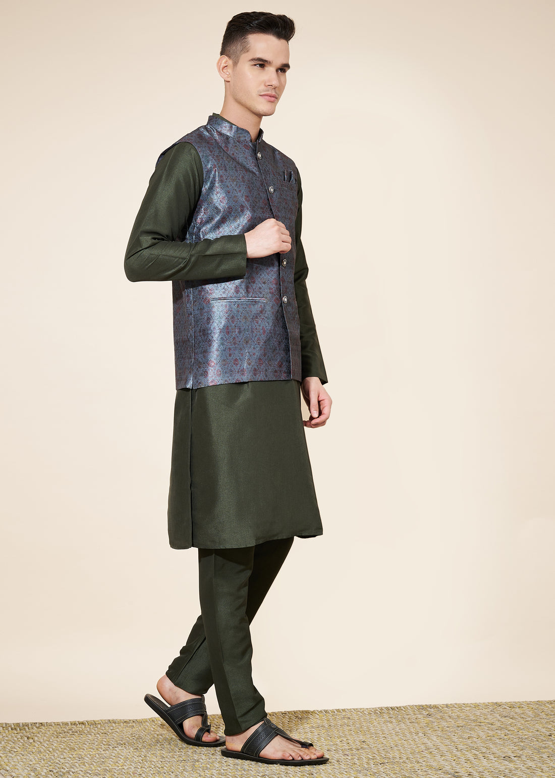 Modi Jacket Kurta Pajama