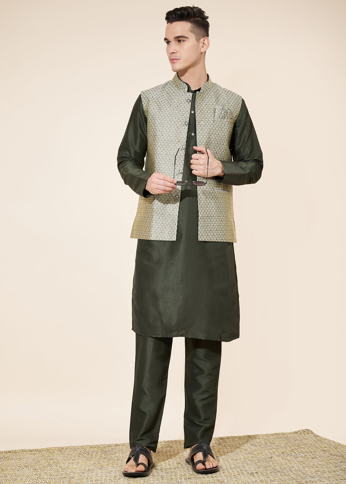 Modi Jacket Kurta Pajama