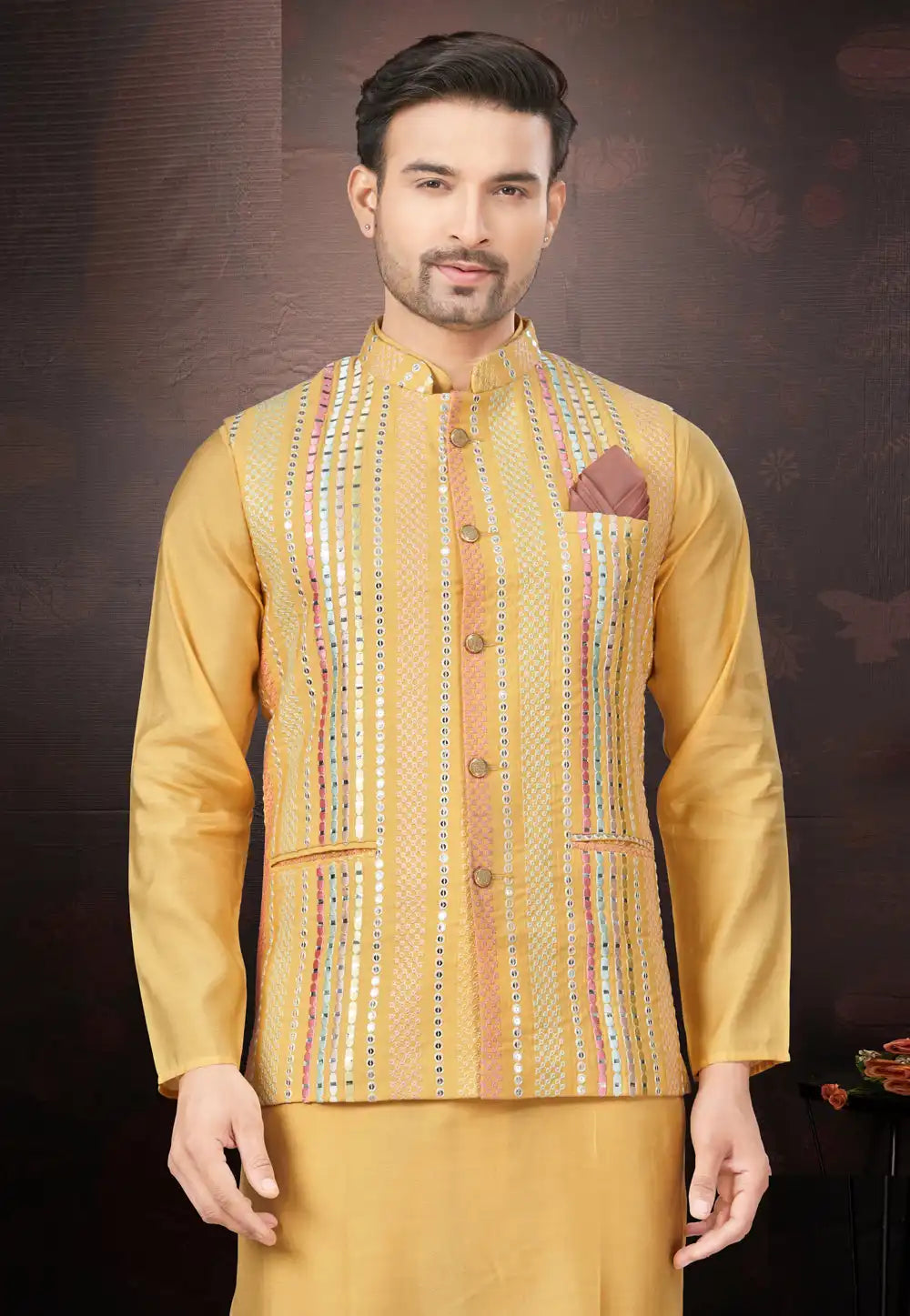 Modi Jacket Kurta Pajama