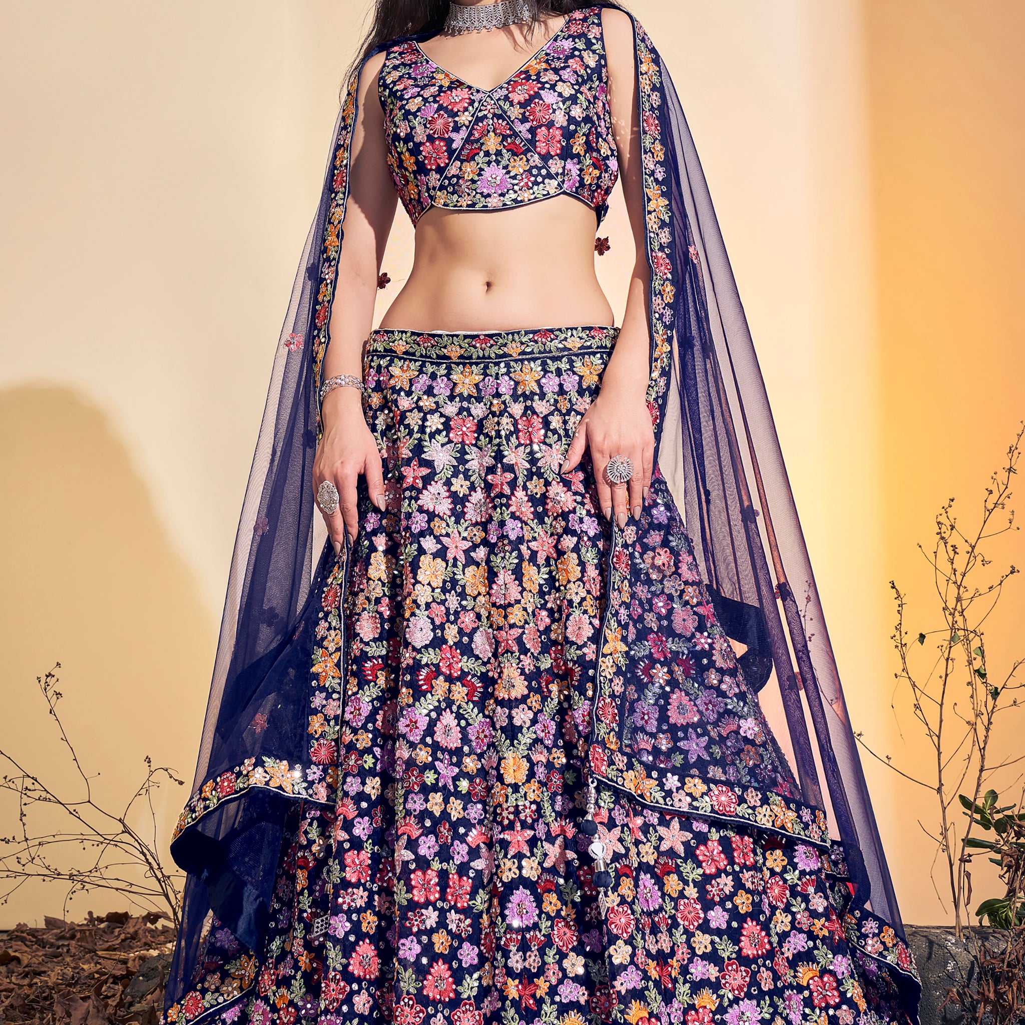 Floral Vol 8 Designer Occasion Wear Lehenga D.No 62003 - Anant Tex Exports Private Limited