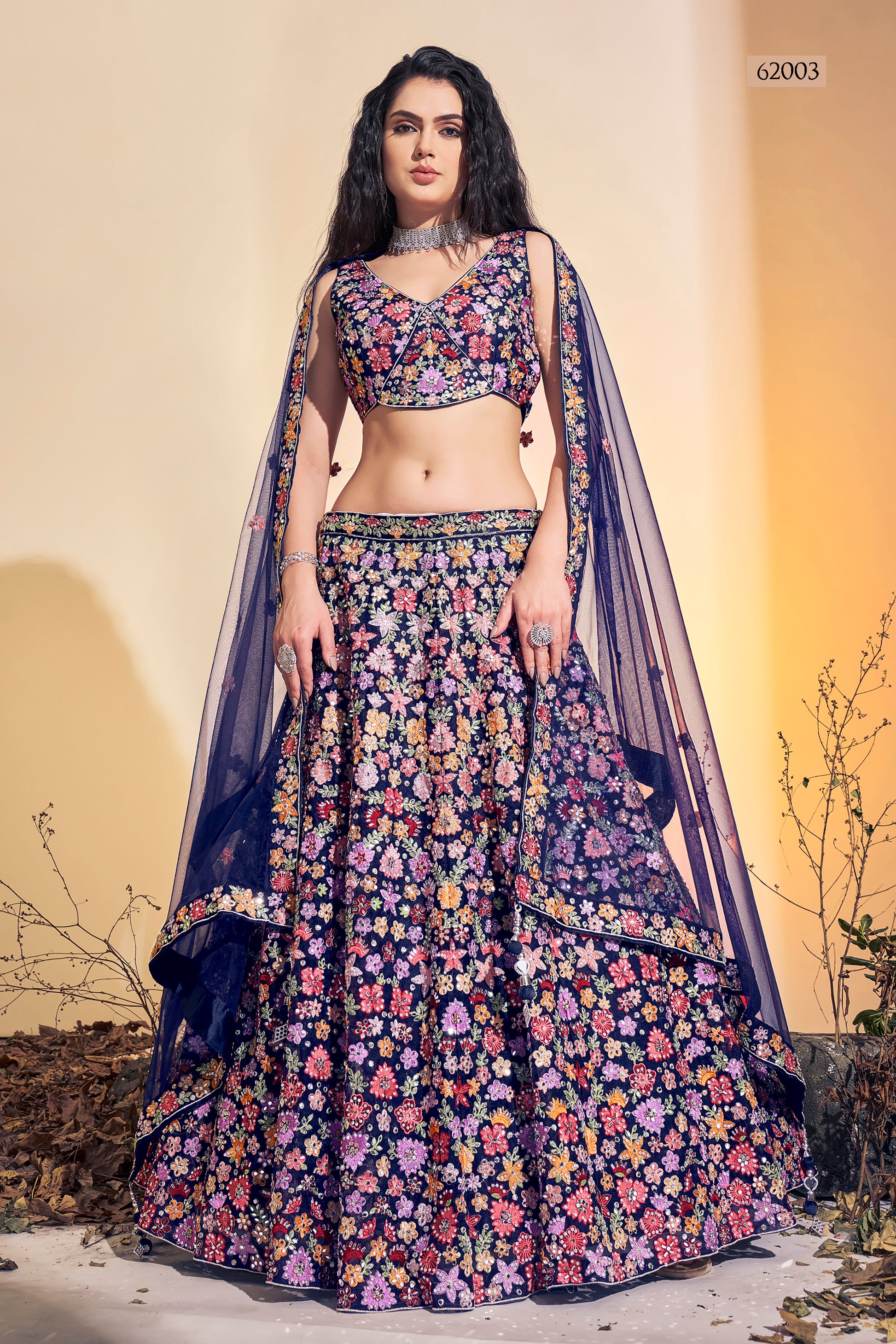 Floral Vol 8 Designer Occasion Wear Lehenga D.No 62003 - Anant Tex Exports Private Limited