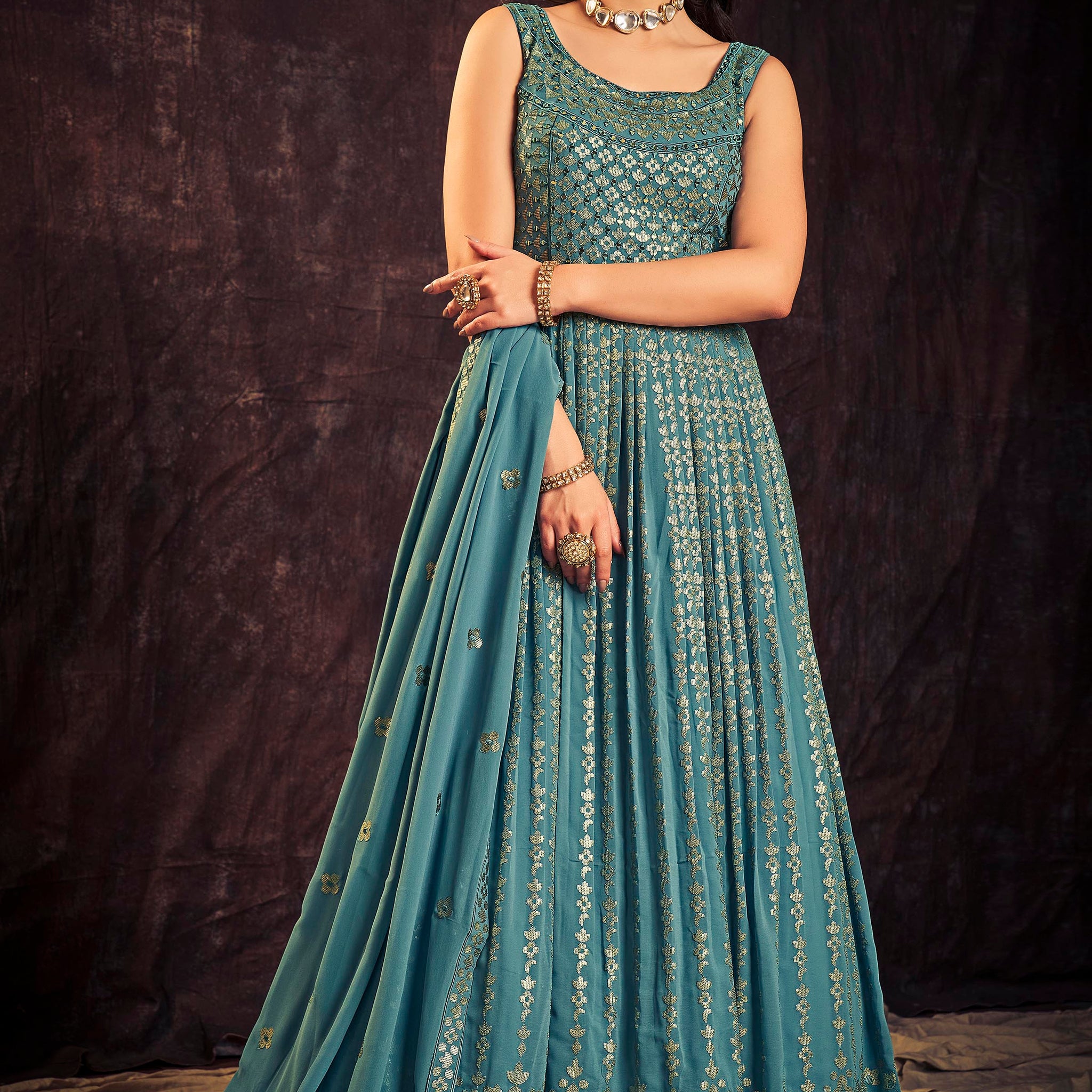 Zoya Vol 3 Designer Occasion Wear Gown D.No 63011