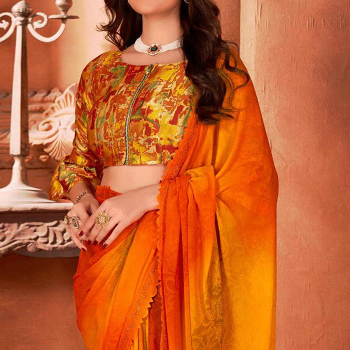 Georgette Saree