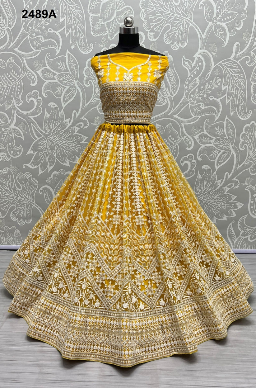 Heavy Net Bridal Wedding Lehenga Choli