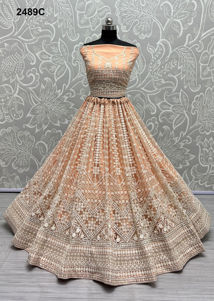 Heavy Net Bridal Wedding Lehenga Choli