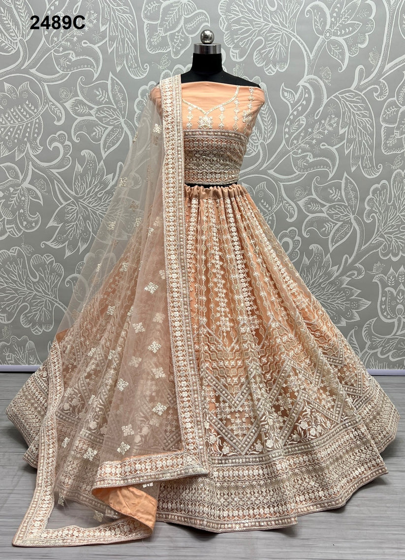 Heavy Net Bridal Wedding Lehenga Choli