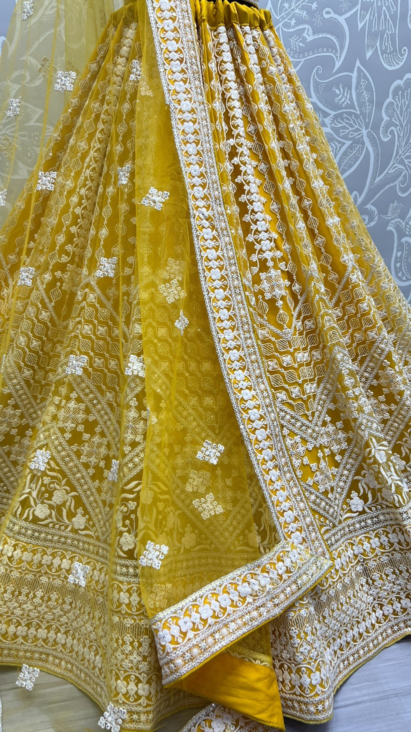 Heavy Net Bridal Wedding Lehenga Choli