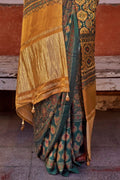 Gajji Lagdi Patta Saree