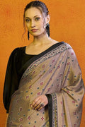 Ajrakh Print Saree