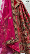 Heavy Velvet Bridal Wedding Lehenga Choli