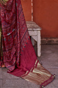 Gajji Lagdi Patta Saree