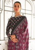 Ajrakh Print Japan Crape Saree