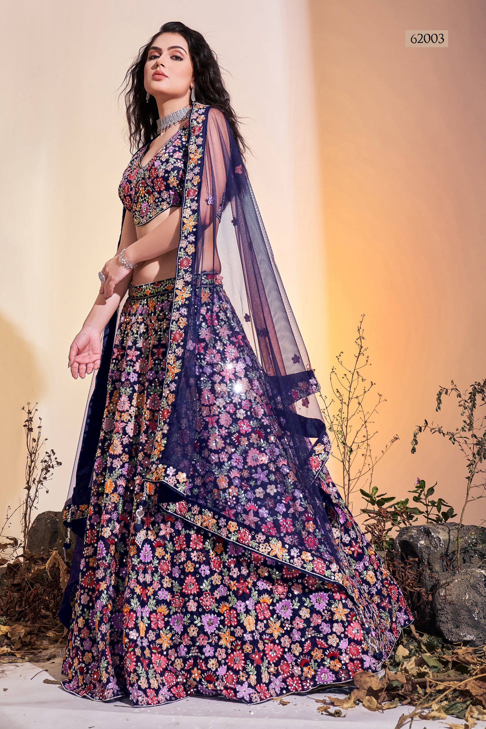 Floral Vol 8 Designer Occasion Wear Lehenga D.No 62003 - Anant Tex Exports Private Limited