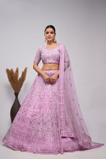 Mauve Lehenga