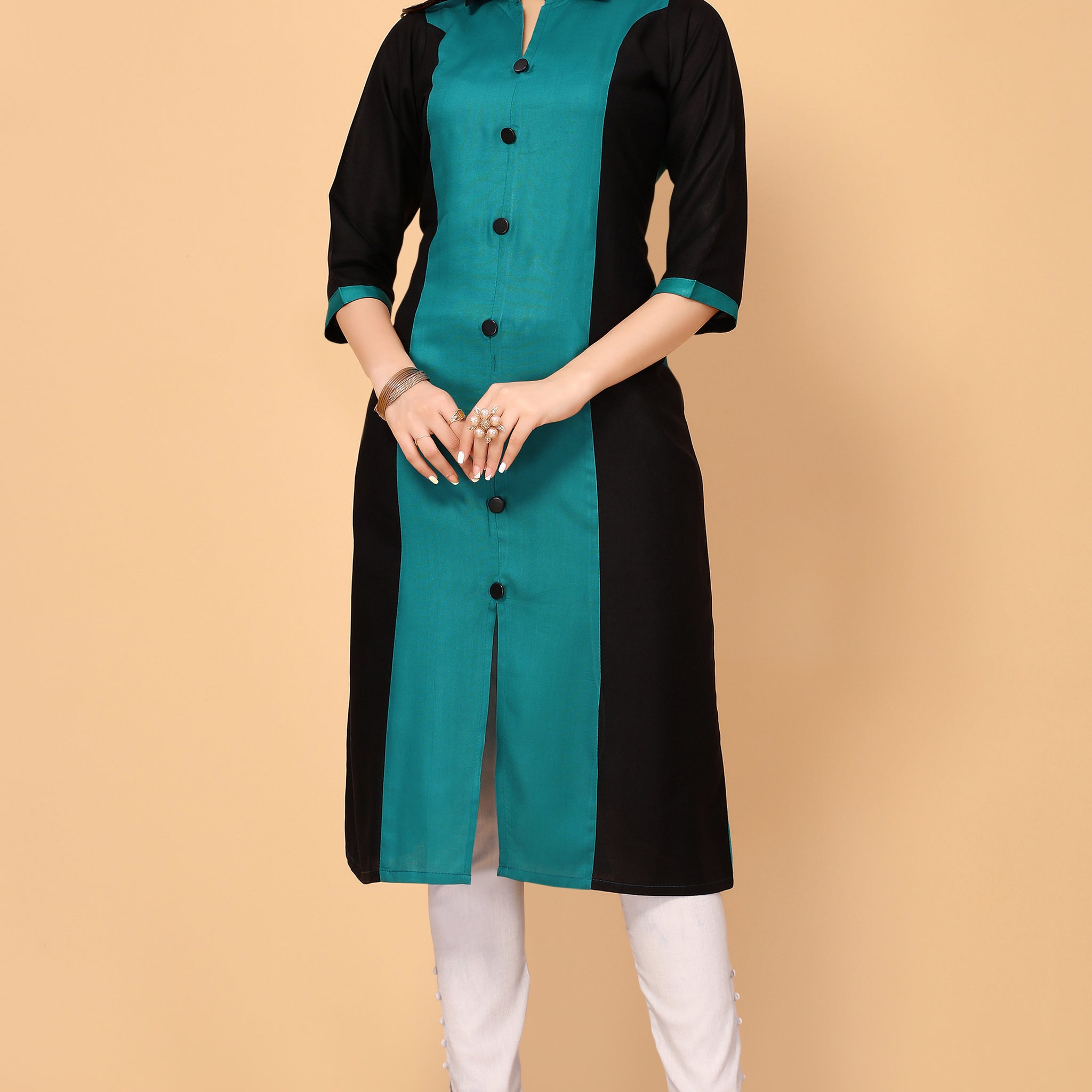 NEMI FESTIVE WEAR RAYON KURTI