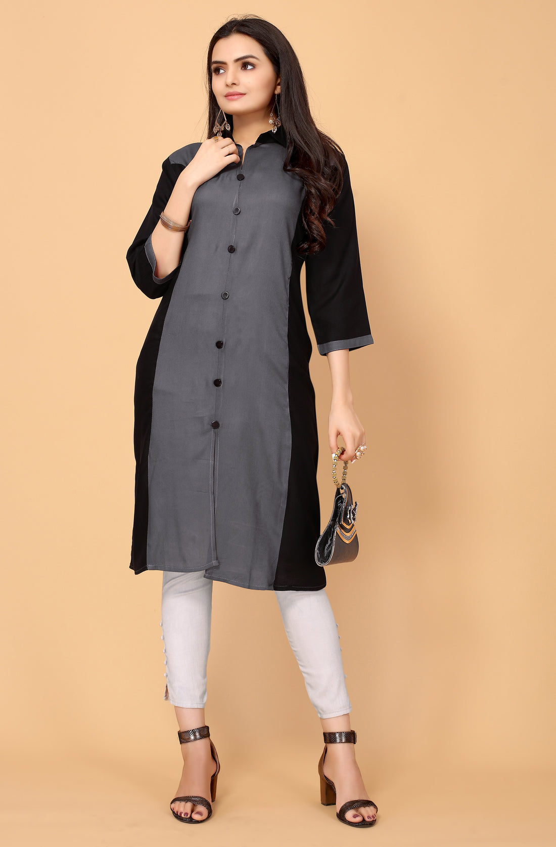 NEMI FESTIVE WEAR RAYON KURTI