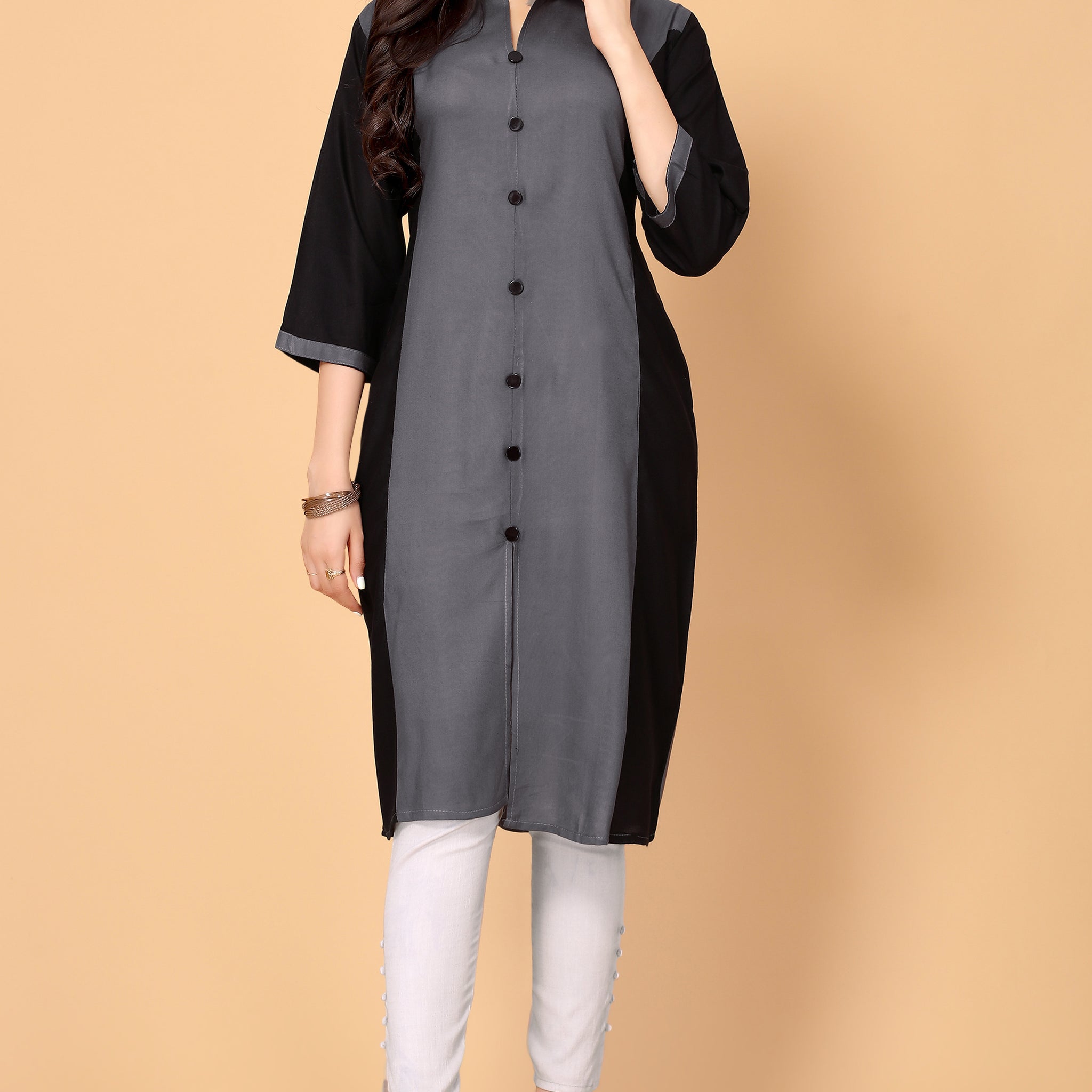 NEMI FESTIVE WEAR RAYON KURTI