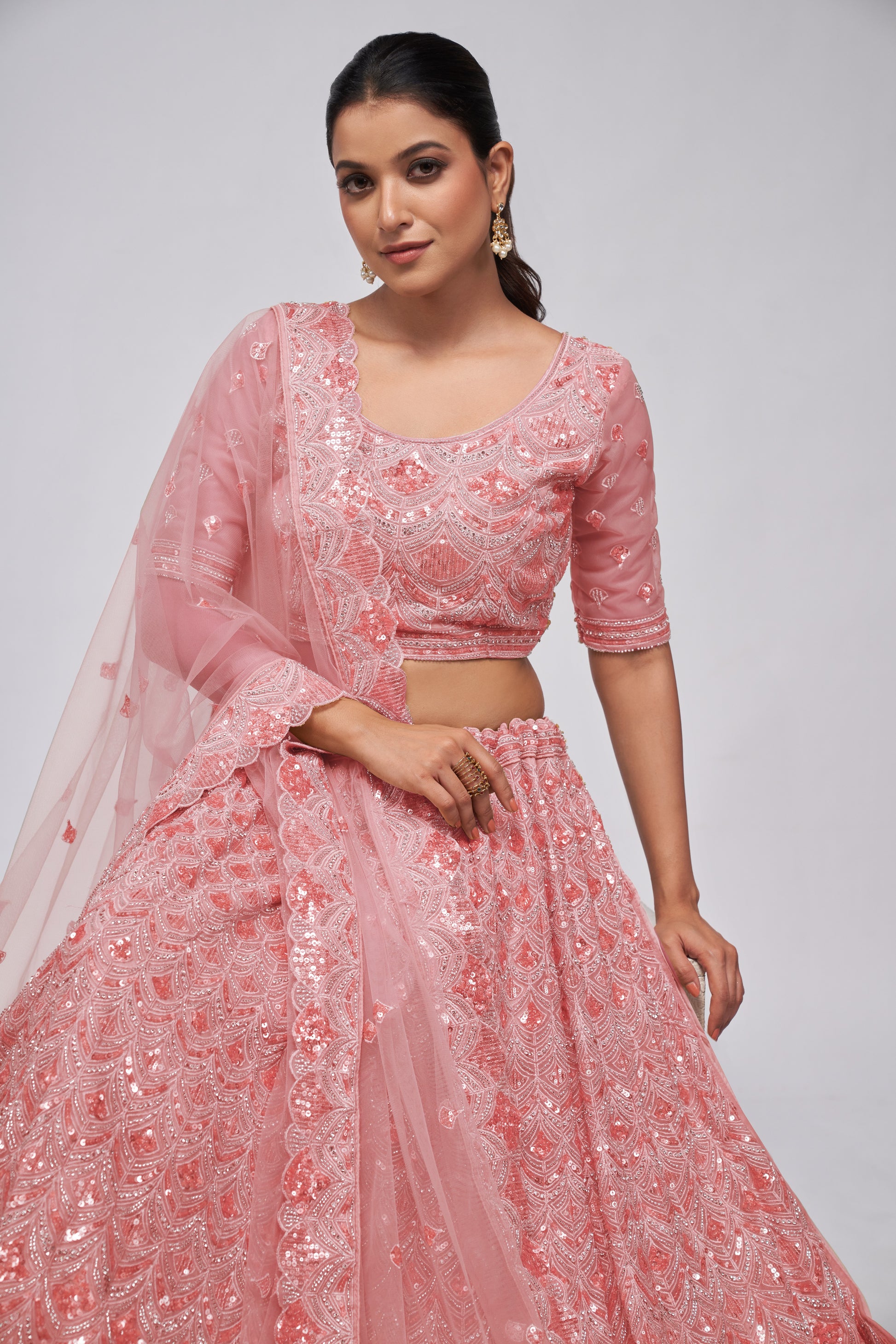 Pink Lehenga