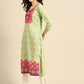 NAINA FESTIVE WEAR POLY CHANDERI KURTI