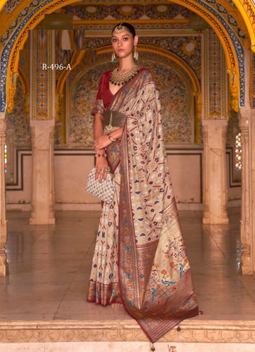 Party Wear Patola Print Saree