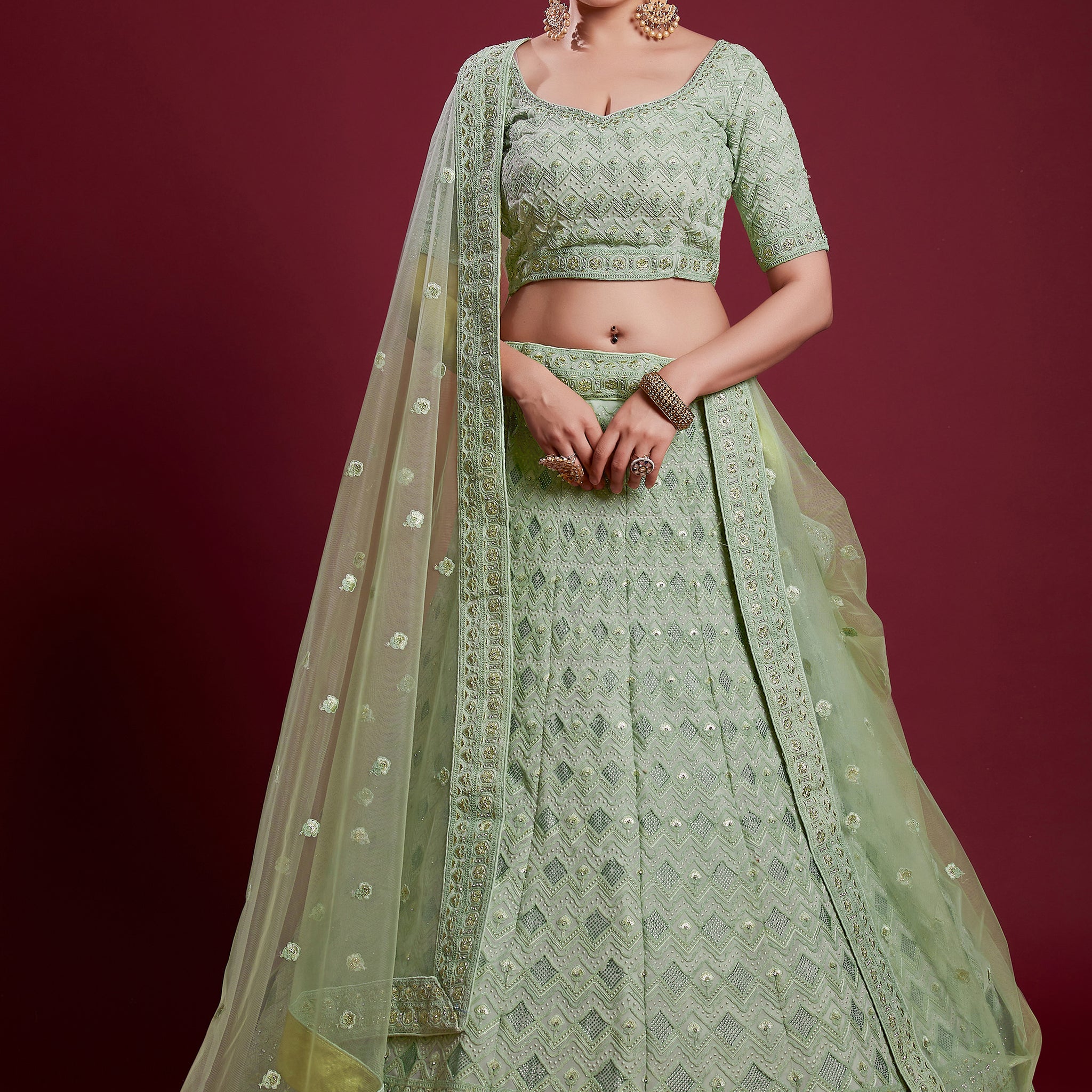 Poshak Vol 6 Designer Occasion Wear Lehenga D.No 49008