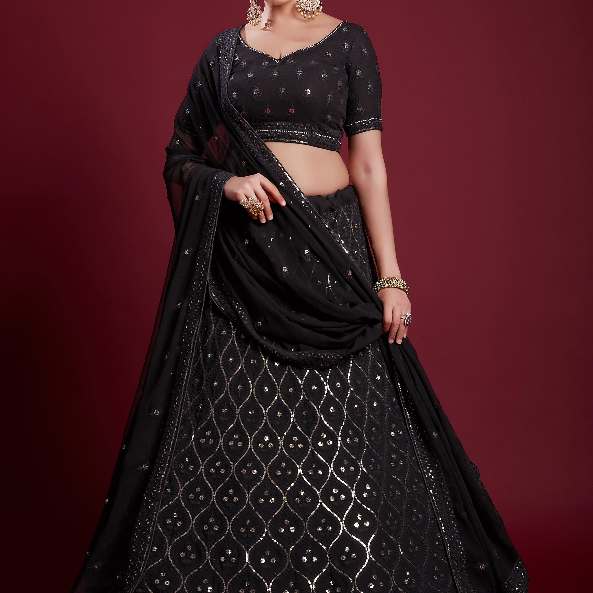 Poshak Vol 6 Designer Occasion Wear Lehenga D.No 49009