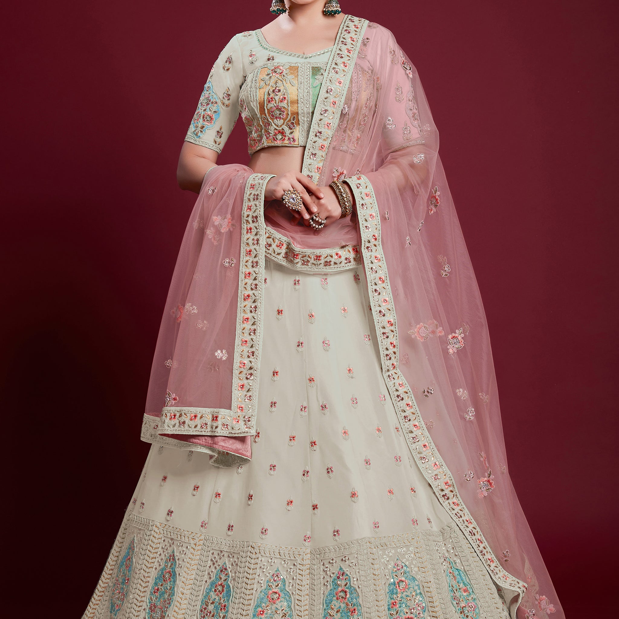 Poshak Vol 6 Designer Occasion Wear Lehenga D.No 49014