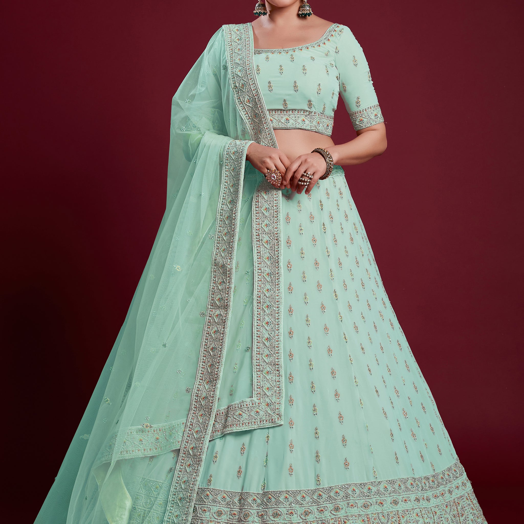 Poshak Vol 6 Designer Occasion Wear Lehenga D.No 49017