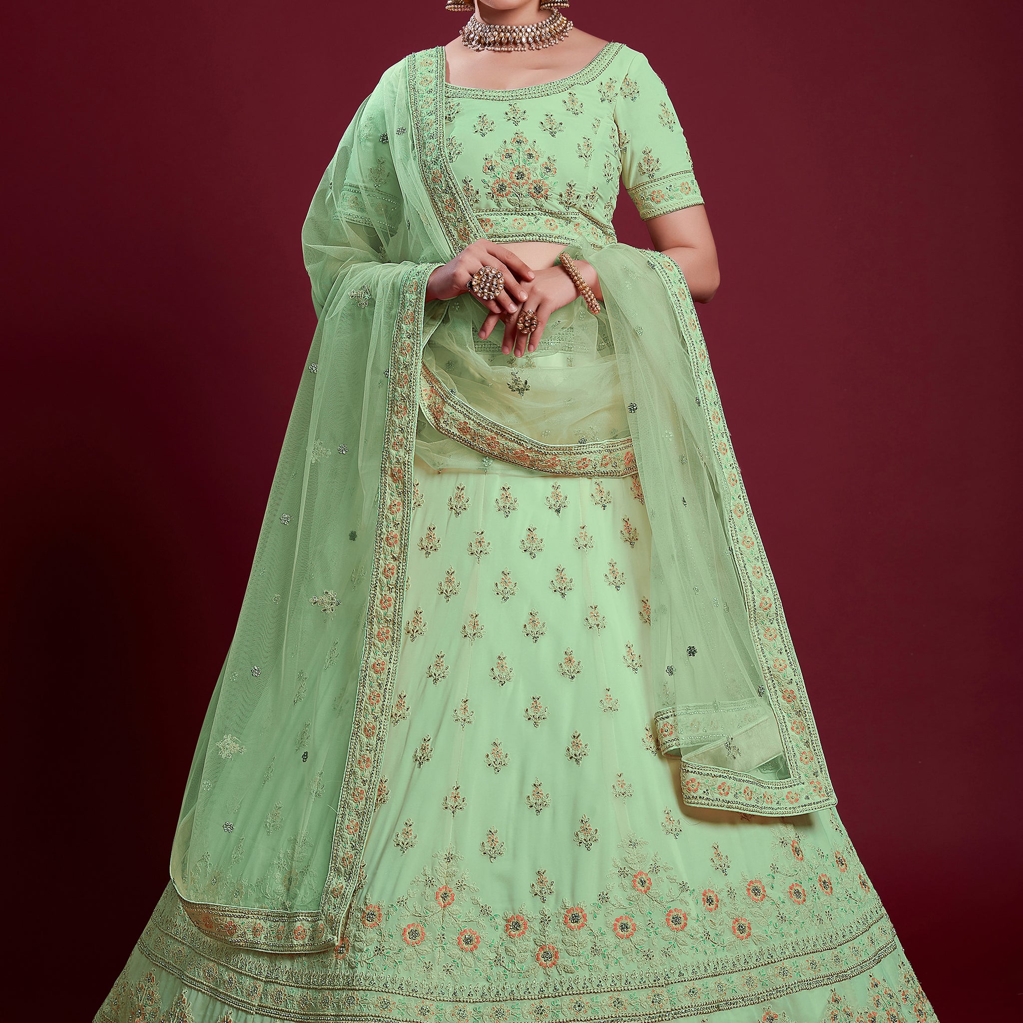 Poshak Vol 6 Designer Occasion Wear Lehenga D.No 49020