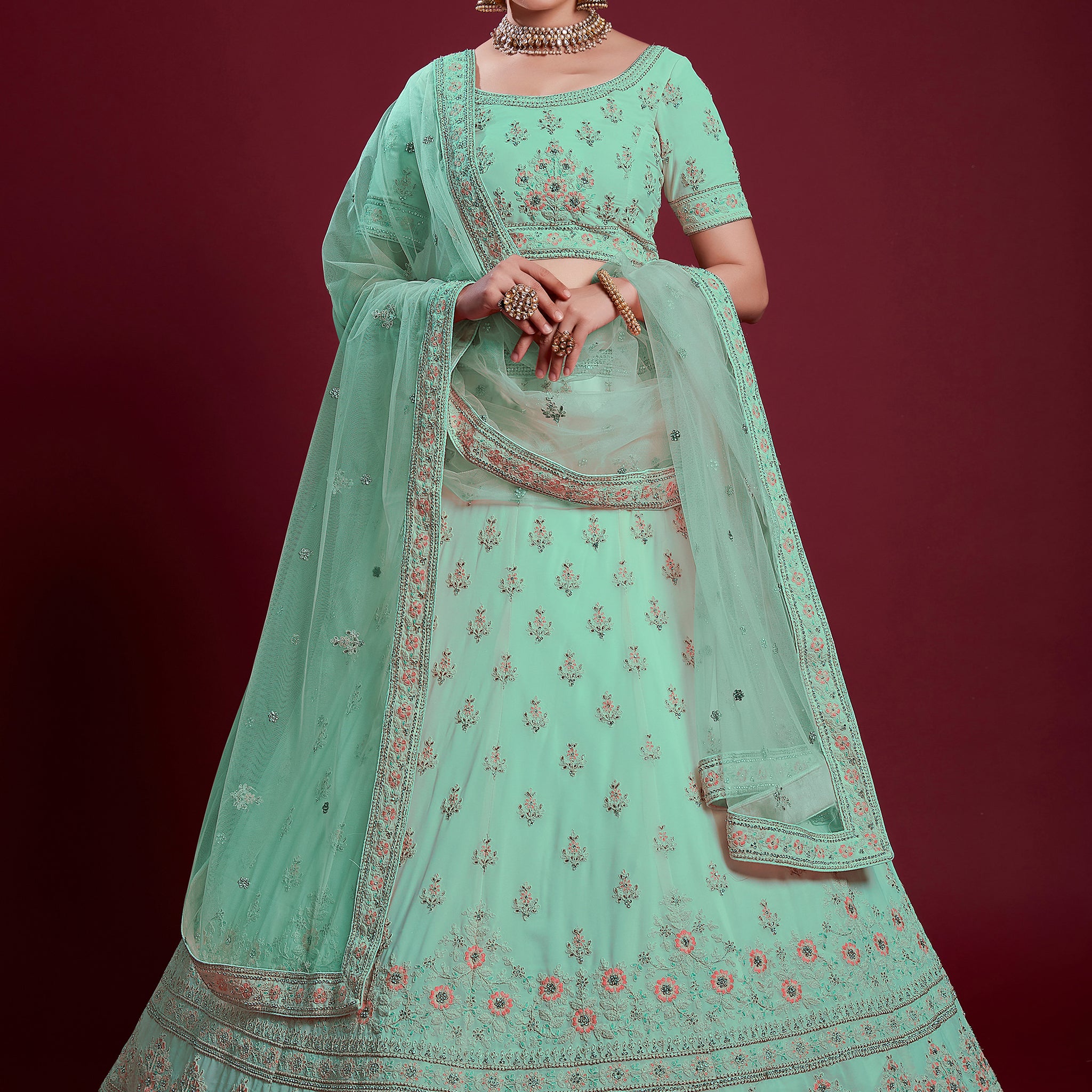 Poshak Vol 6 Designer Occasion Wear Lehenga D.No 49021