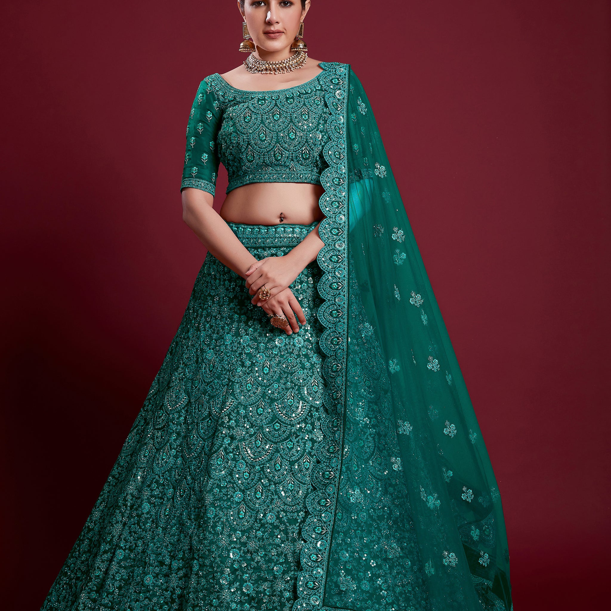 Poshak Vol 6 Designer Occasion Wear Lehenga D.No 49022