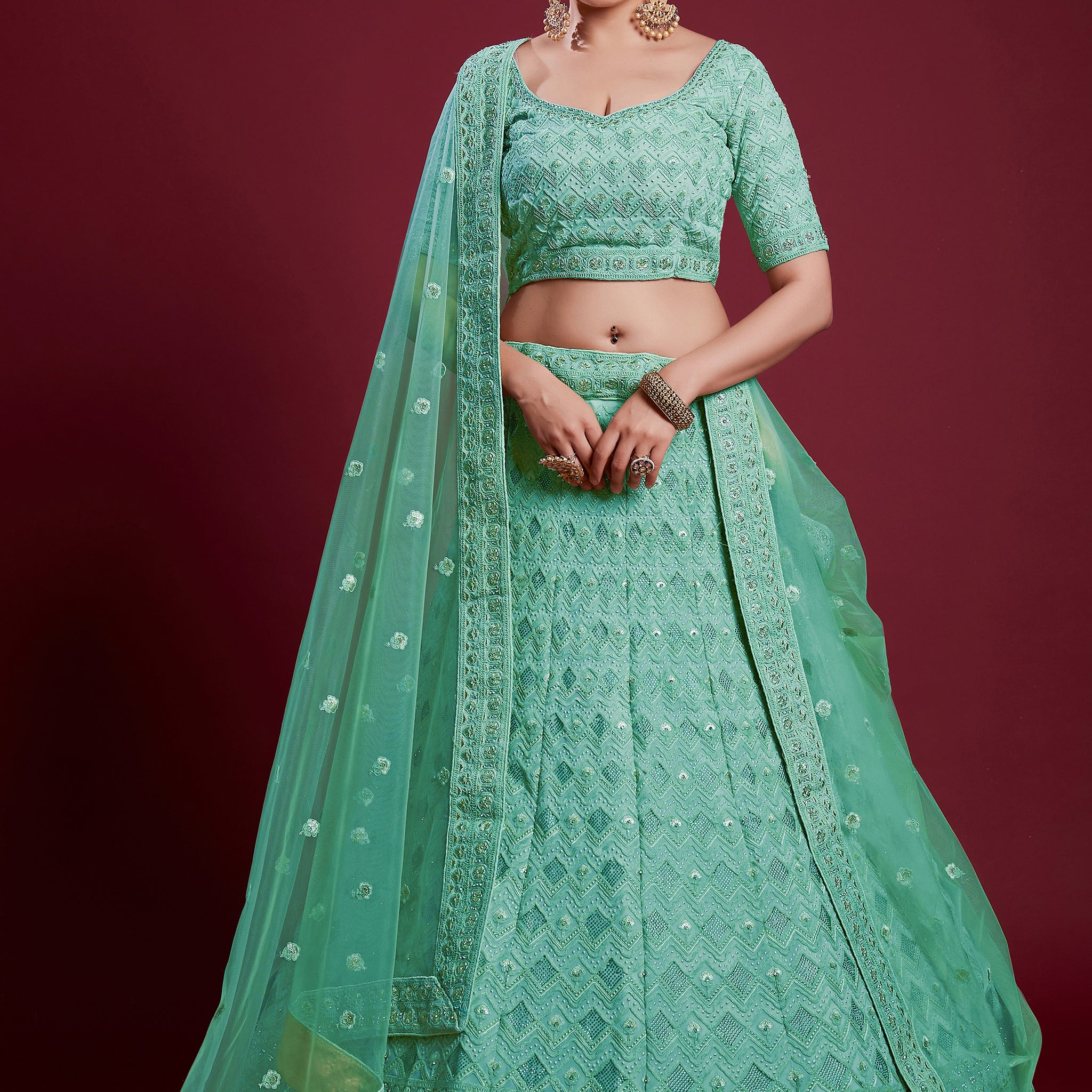 Poshak Vol 6 Designer Occasion Wear Lehenga D.No 49030