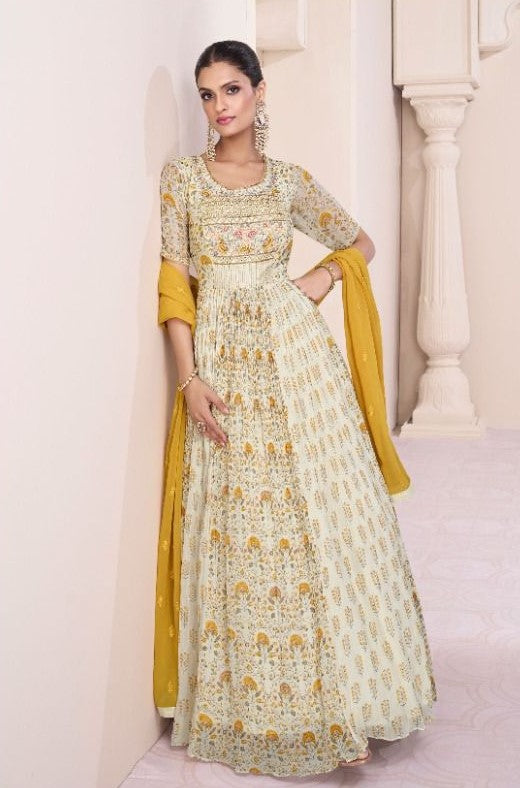 Beautiful Designer Vartika Real Georgette Gown