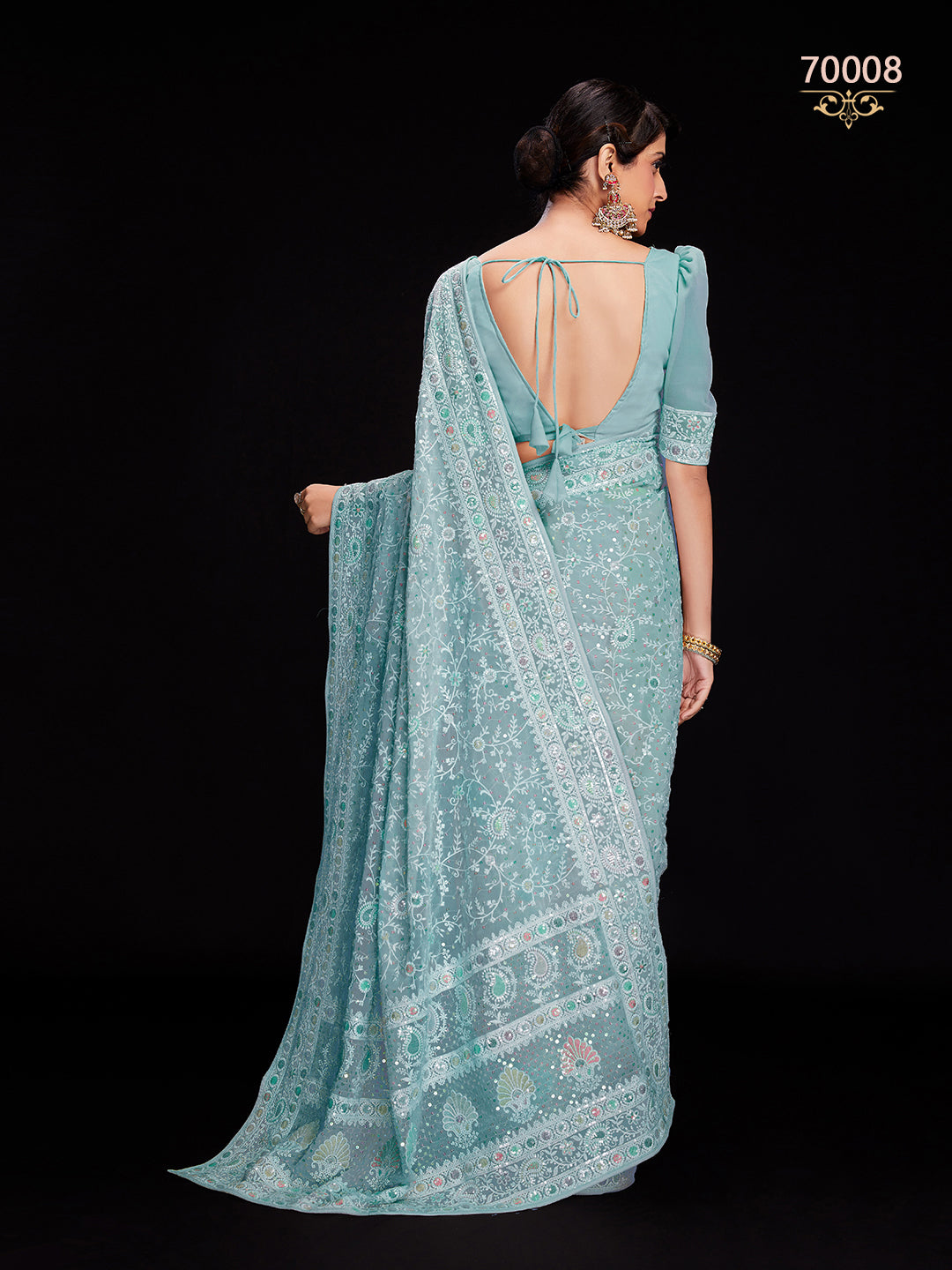 Swarna Vol 6 Designer Fancy Wear Saree D.No 70008