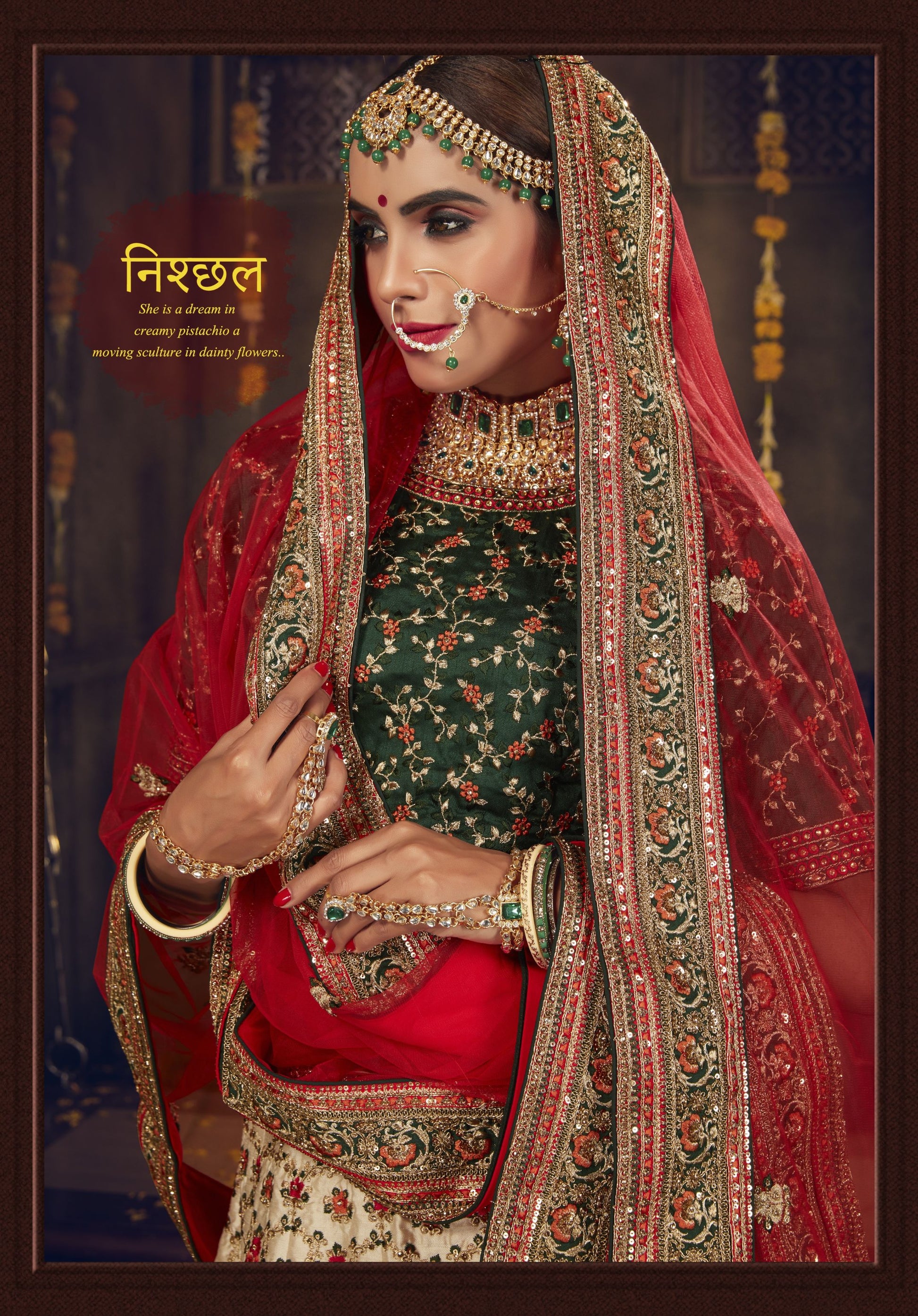 Panetar Designer Bridal Wear Lehenga D.No 76776 Anant Tex Exports Private Limited