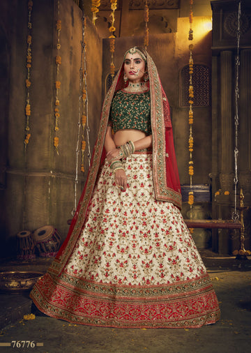 Panetar Designer Bridal Wear Lehenga D.No 76776 Anant Tex Exports Private Limited