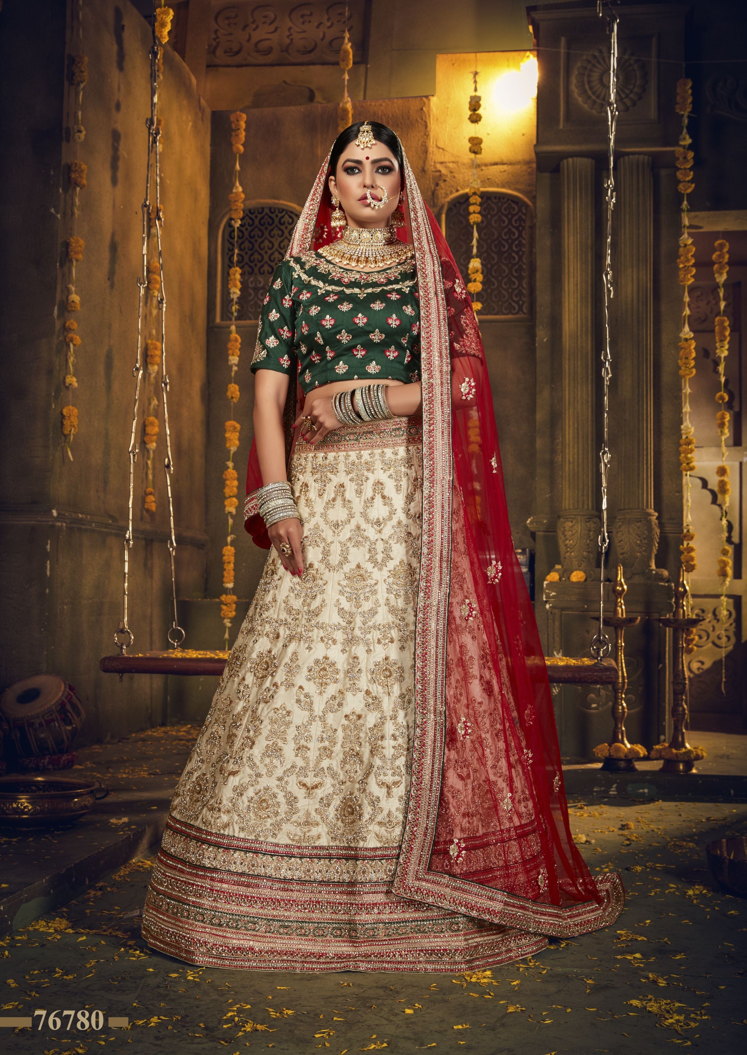 Buy Affordable Bridal Lehengas From These Designers Under INR 50K