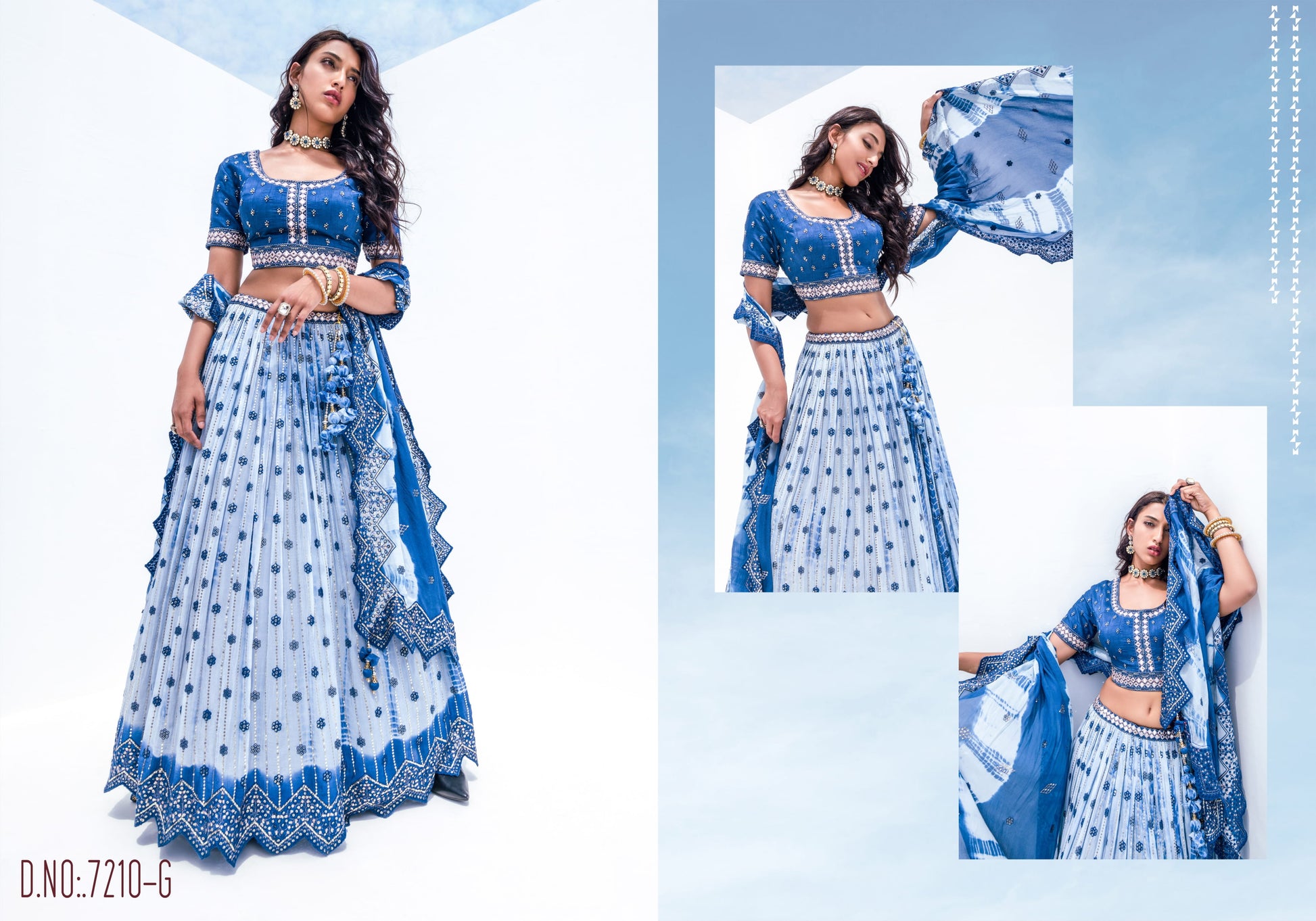 Vaayu Fancy Wear Lehenga D.No 77210-G - Anant Tex Exports Private Limited