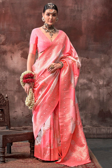 Women's Designer Party Wear Pure Dharmavaram Silk Saree