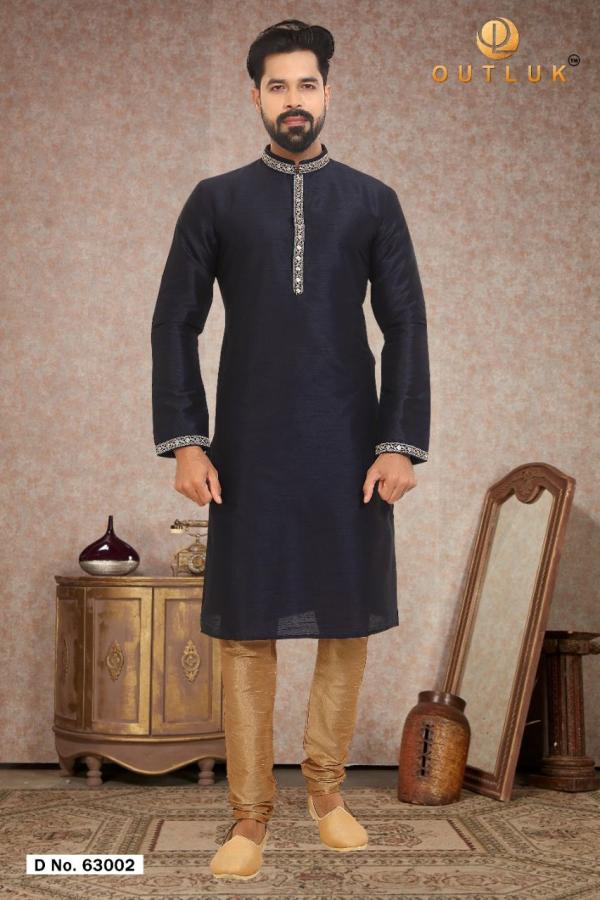 Beautiful Festival Designer Men's Kurta Pyjama with Koti