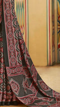 Ajrakh Print Saree