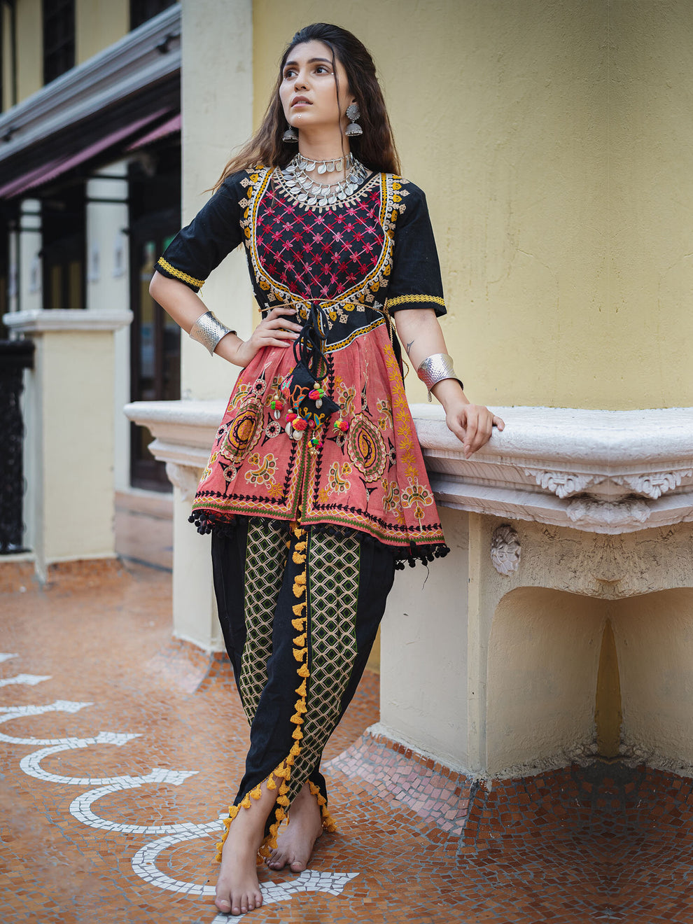 Navratri Kedia and Tulip Garba Dress