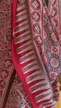 Ajrakh Print Saree