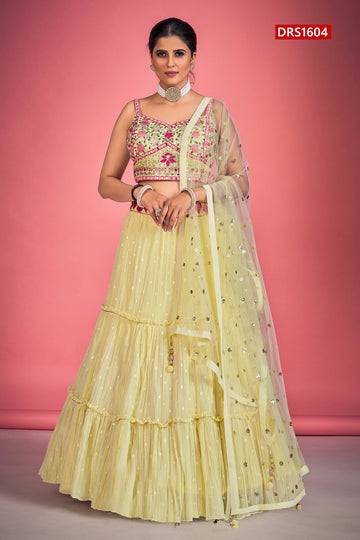 Regina Designer Occasion Wear Lehenga D.No 1604