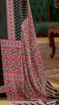 Ajrakh Print Saree