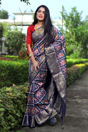 Beautiful Designer Bandhani Patan Patola Sarees