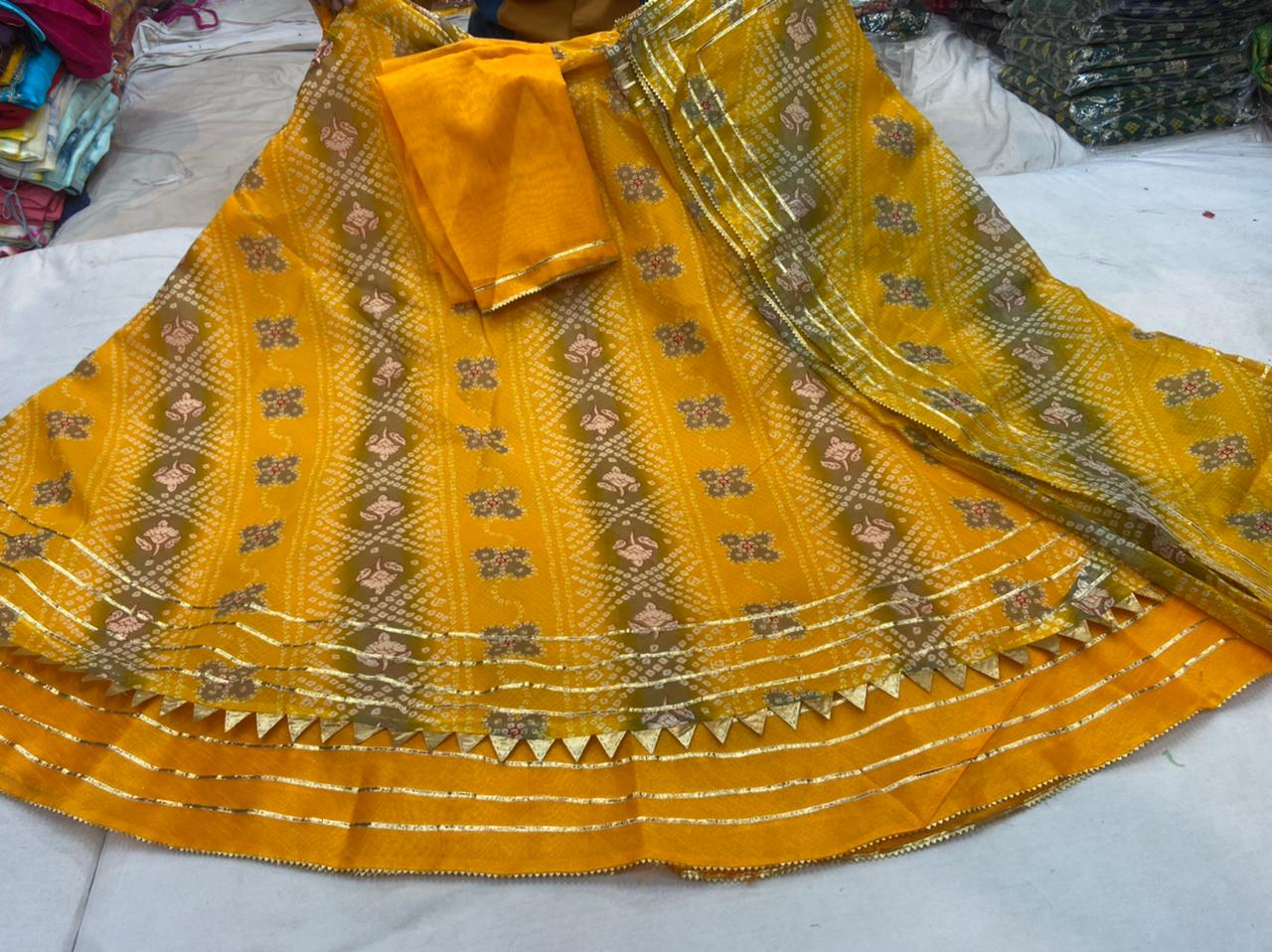 MOREVER - Rajasthani Lehenga choli For Kids (Pink, Silk Cotton - 2 To 3  Year Girl) : Amazon.in: Fashion