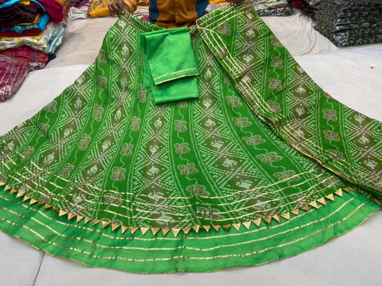 Rajasthani Traditional Kota Doriya Lehenga choli Anant Tex Exports Private Limited