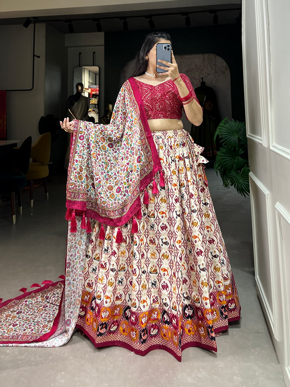 Navratri Wear Traditional Lehenga Choli D.No.1635