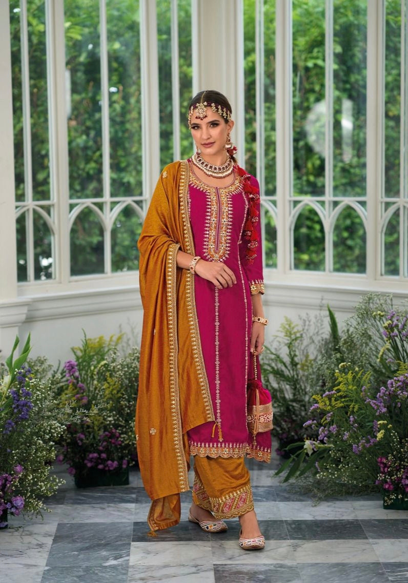 Mirha Zaveri 1227-1230 Series Latest Fancy Pakistani Readymade Salwar Kameez Dno.1230